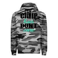 Slate Camo Camp Hair Don't Care Black Premium Hoodie - Bettercallsaul