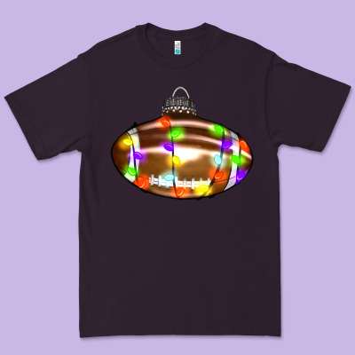 Christmas Football Premium Tee Designed By Ranaportraitstore