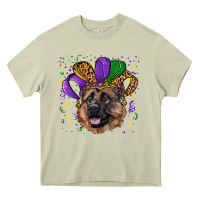 Mossy mardi gras hat german shepherd Heavy Core Tee - RanaPortraitStore