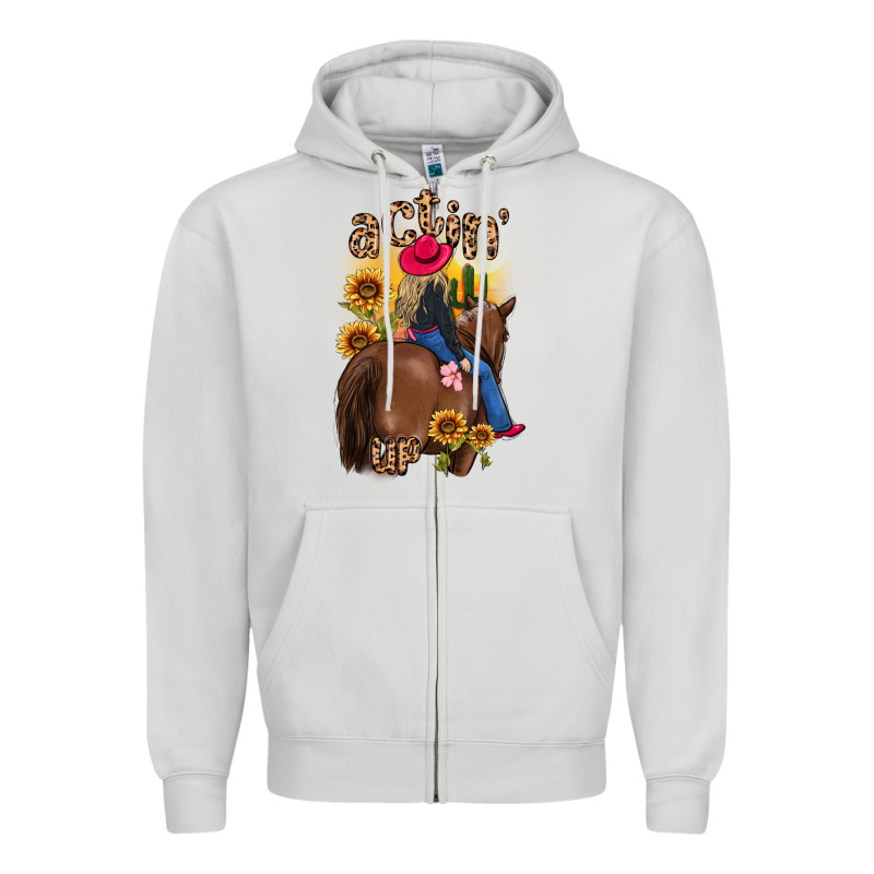 Actin Up Malias Zipper Hoodie by MaliasSmallBusiness | Teevron