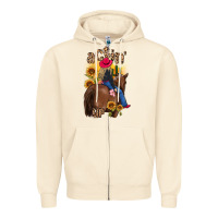 Sandshell actin up malias Zipper Hoodie - MaliasSmallBusiness