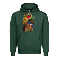 Sports Green actin up malias Zipper Hoodie - MaliasSmallBusiness