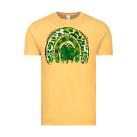 Vintage Mustard St Patrick Rainbow Vintage Tee - Jasminsmagicworld