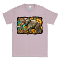 Lilac western sunflowers elephant Classic Tee - LillyAllenDesigns