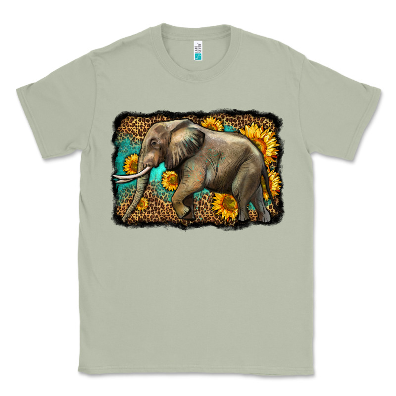 Western Sunflowers Elephant Classic Tee by LillyAllenDesigns | Teevron
