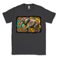 Smoke western sunflowers elephant Classic Tee - LillyAllenDesigns