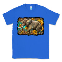 True Royal western sunflowers elephant Classic Tee - LillyAllenDesigns