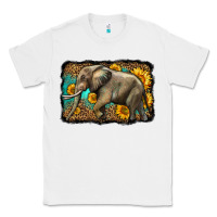 White western sunflowers elephant Classic Tee - LillyAllenDesigns