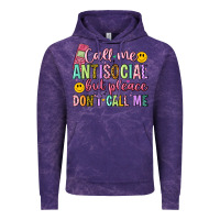 Cloud Purple call me antisocial but please don't call me Vintage Hoodie - Artiststas