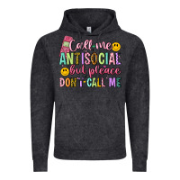 Vintage Black call me antisocial but please don't call me Vintage Hoodie - Artiststas