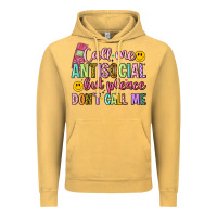 Vintage Mustard call me antisocial but please don't call me Vintage Hoodie - Artiststas