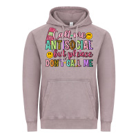 Vintage Zinc call me antisocial but please don't call me Vintage Hoodie - Artiststas