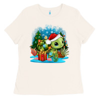 Bone christmas turtle Ladies Tee - Zillion Design Studio