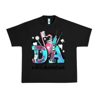 Black da dental assistant Urban Heavy Tee - AdoDesignShop
