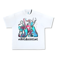 White da dental assistant Urban Heavy Tee - AdoDesignShop