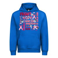 Cobalt cancer awareness fight believe hope survive Urban Hoodie - CowGirlArtShop