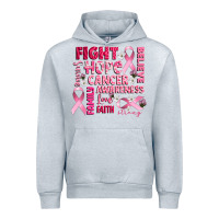 Heather Grey cancer awareness fight believe hope survive Urban Hoodie - CowGirlArtShop