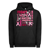 Pigment Black cancer awareness fight believe hope survive Urban Hoodie - CowGirlArtShop