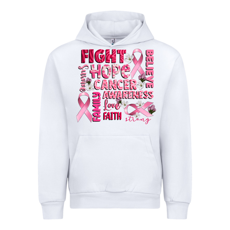 Cancer Awareness Fight Believe Hope Survive Urban Hoodie by CowGirlArtShop | Teevron