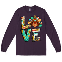 Plum love thanksgiving Long Sleeve Tee - Jasminsmagicworld