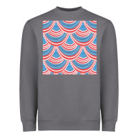 Storm american flag seamless pattern Heavyweight Sweatshirt - BundleAndBundleShop