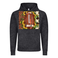 Vintage Black football leopard cowhide sunflower Vintage Hoodie - JahusDesignShop
