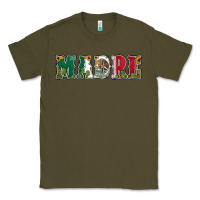 Army Green mexican flag madre Classic Tee - Jasminsmagicworld