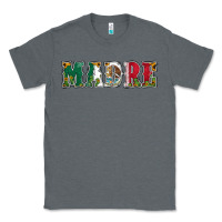 Charcoal Heather mexican flag madre Classic Tee - Jasminsmagicworld