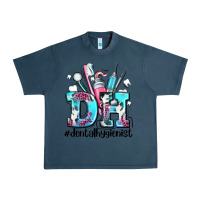 Midnight Navy d h dental hygienist Urban Heavy Tee - AdoDesignShop