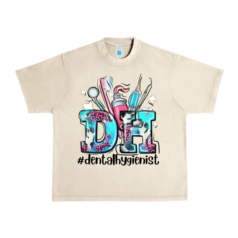 D H Dental Hygienist Urban Heavy Tee by AdoDesignShop | Teevron