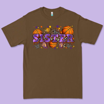 Sister Basketball Premium Tee Designed By Zillion Design Studio