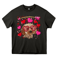 Asphalt valentine's day cockapoo Heavy Core Tee - RanaPortraitStore