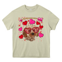 Mossy valentine's day cockapoo Heavy Core Tee - RanaPortraitStore