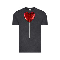 Vintage Black heart candy Vintage Tee - AdoDesignShop