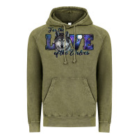Vintage Olive For The Love Of The Wolves Vintage Hoodie - RanaPortraitStore