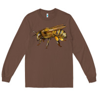 Chestnut Bee Side Long Sleeve Tee - LillyAllenDesigns