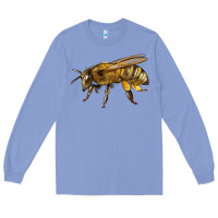 Colony Blue Bee Side Long Sleeve Tee - LillyAllenDesigns