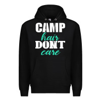 Black Camp Hair Don't Care Black Premium Hoodie - Bettercallsaul