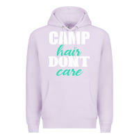 Lilac Camp Hair Don't Care Black Premium Hoodie - Bettercallsaul