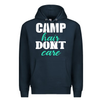 Navy Camp Hair Don't Care Black Premium Hoodie - Bettercallsaul