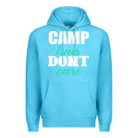Ocean Blue Camp Hair Don't Care Black Premium Hoodie - Bettercallsaul