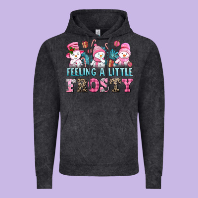 Feelin' A Little Frosty Vintage Hoodie Designed By Adodesignshop