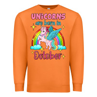 Carrot unicorns are born in october Premium Sweatshirt - Jasminsmagicworld