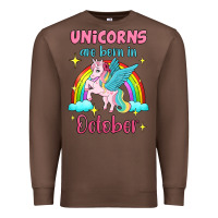 Chestnut unicorns are born in october Premium Sweatshirt - Jasminsmagicworld