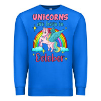 True Royal unicorns are born in october Premium Sweatshirt - Jasminsmagicworld