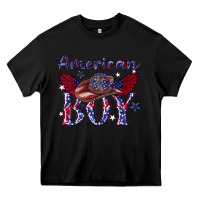 Black American boy with cowboy Heavy Core Tee - texasbilliewilder