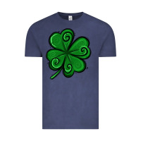 Vintage Denim St. Patrick's Day Shamrock Vintage Tee - Jasminsmagicworld