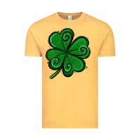 Vintage Mustard St. Patrick's Day Shamrock Vintage Tee - Jasminsmagicworld