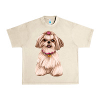 Sandshell shih tzu Urban Heavy Tee - Artiststas