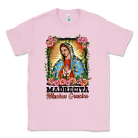 Bubblegum Pink madrecita muchas gracias lady of Guadalupe Classic Tee - BarkalooDesign